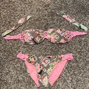 Halter/bandeau bikini